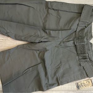 L.A.M.B by Gwen Stefani super rare belted green shorts, size 10